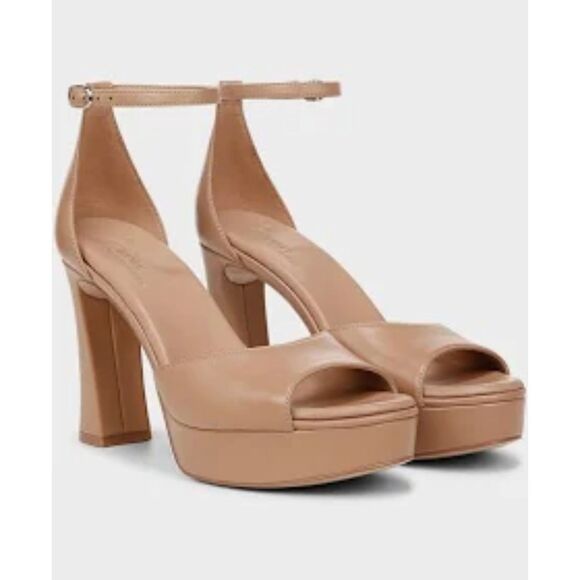 27 Edit NATURALIZER Delphie Taupe Leather Dress Sandal, NEW! Size 9 - Picture 1 of 9